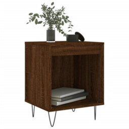 Berkfield Bedside Cabinets 2 Pcs Brown Oak 40X35X50 Cm Engineered Wood - thumbnail 3