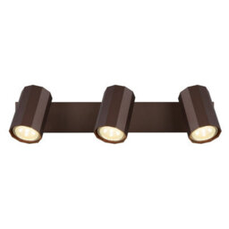 Luminosa Lighting Luminosa James Ceiling Spotlight Bar Bronze Colored Matt 3X Gu10 - thumbnail 4