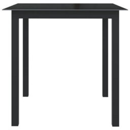 Walplus 5 Piece Garden Outdoor Dining Set Suitable For Backyard, Patio Aluminium Anthracite - thumbnail 3
