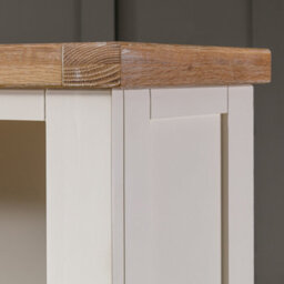 The Furniture Market Cheshire Cream Tall Narrow Alcove Bookcase With 4 Adjustable Shelves - thumbnail 6