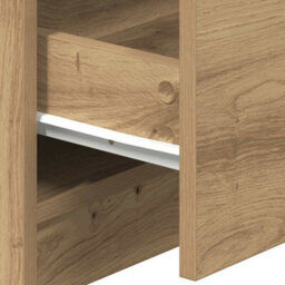 Berkfield Bedside Cabinet With 2 Drawers Artisan Oak 40X36X50 Cm - thumbnail 8
