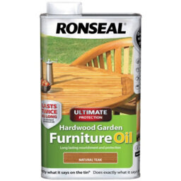 Ronseal Ultimate Natural Teak Matt Uv Resistant Teak Wood Oil, 1L