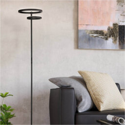 Loops Sleek Modern Black Led Floor Lamp For Stylish Home Illumination - thumbnail 3