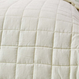 Homescapes Cotton Quilted Reversible Bedspread Sage Green & Cream, 150 X 200 Cm - thumbnail 5
