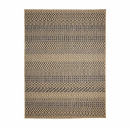 Melrose County Striped Natural Patterned Indoor Non-Slip Medium Area Rug120/160Cm - thumbnail 4