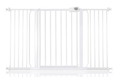 Bettacare Easy Fit Pressure Dog Gate, 139.8Cm - 147.8Cm, White, Pressure Fit Pet Gate For Dog And Puppy, Pet And Dog Barrier - image 1