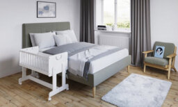 Love For Sleep Smartcrib Smart 6In1 Bedside Crib 90X40Cm With Microfibre Quilted Mattress - thumbnail 4