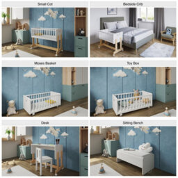 Love For Sleep Smartcrib Smart 6In1 Bedside Crib 90X40Cm With Microfibre Quilted Mattress - thumbnail 8