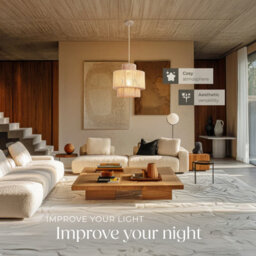 Charnwood Pendant Light Allegra In 3 Tiers, Jute Fibre And Boho Chic Design  - Nature - thumbnail 4
