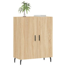 Berkfield Sideboard Sonoma Oak 69.5X34X90 Cm Engineered Wood - thumbnail 3