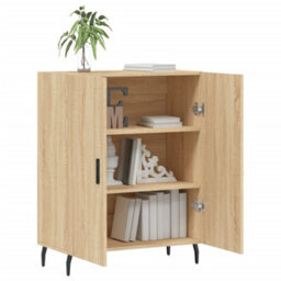 Berkfield Sideboard Sonoma Oak 69.5X34X90 Cm Engineered Wood - thumbnail 4