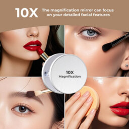 Emitto Led Hollywood Makeup Vanity Mirror  Dimmable 3 Colour Lights 31X47Cm - thumbnail 8