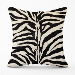 Warren Reed Designer White Tiger Print Outdoor Cushion 45Cm X 45Cm - thumbnail 1