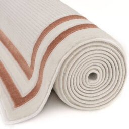The Rugs Carmel Cream/terra Bordered Area Rug And Runner Non Shedding, Stain Resistant, Soft - thumbnail 5