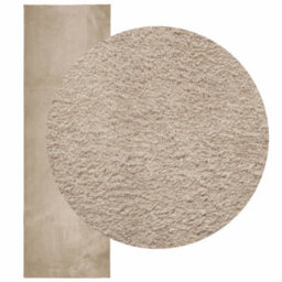 Walplus Rug Huarte Short Pile Soft And Washable Sand 80X250 Cm - thumbnail 3