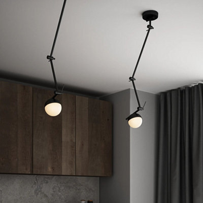 Nordlux Contina Metal Wall Light  Black,plug In Or Mains - image 1