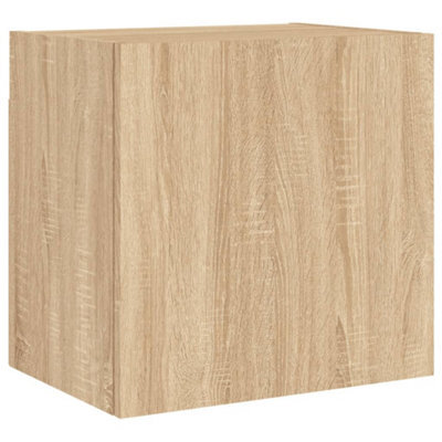 Berkfield Durable Tv Wall Cabinet Sonoma Oak 40.5X30X40 Cm Engineered Wood - image 1