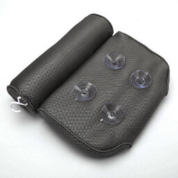 Taylor & Brown Spa Bath Pillow - Soft, Extra Thick Support For Head, Neck, Shoulders & Back, Non-Slip, Fits Any Tub (Grey) - thumbnail 4