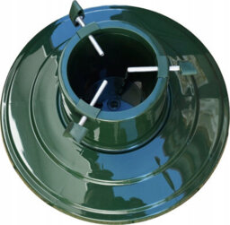 Christmas Tree Stand With Reservoir - Modern Design Real Xmas Tree Green Round - thumbnail 2