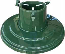Christmas Tree Stand With Reservoir - Modern Design Real Xmas Tree Green Round - thumbnail 1