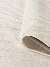 Hamilton Modern Metallic Sheen Area Rug - Marble Inspired Design Cream 200Cm X 290Cm - thumbnail 3