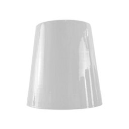 Vintage Retro White Metal Easy Fit Ceiling Lamp Shade (D)13Cm Pendant Light Shade For Livingroom