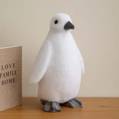 Samuel Alexander 36Cm Large Flocked Penguin Christmas Decoration - image 1