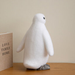 Samuel Alexander 36Cm Large Flocked Penguin Christmas Decoration - thumbnail 3