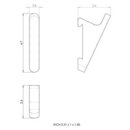 Cosmic Towel Hook, Coat Hook, 2 Pieces, Black, Wall Guide Needed, Compatible With All Accessories Of The Modular Alife Collection - thumbnail 7
