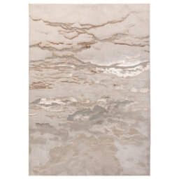 Beige Modern Easy To Clean Abstract Rug For Dining Room Bedroom And Living Room-200Cm X 290Cm - thumbnail 1
