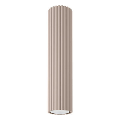 Luminosa Lighting Luminosa Karbon 30Cm Surface Mounted Downlight Taupe 1X Gu10 - image 1