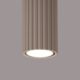 Luminosa Lighting Luminosa Karbon 30Cm Surface Mounted Downlight Taupe 1X Gu10 - thumbnail 4