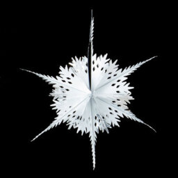 Premier Decorations Limited 3 Foil Star Christmas Decorations Ceiling Hanging Festive Star White Silver 40Cm - thumbnail 4
