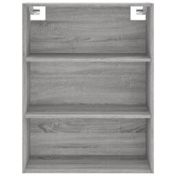 Berkfield Highboard Grey Sonoma 69.5X34X180 Cm Engineered Wood - thumbnail 6