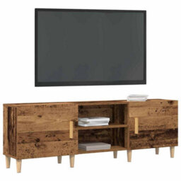 Berkfield Classic Tv Cabinet Old Wood 150X30X50 Cm Engineered Wood - thumbnail 3