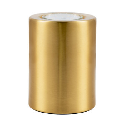 Happy Homewares Small And Contemporary Brushed Gold Led Table/floor Lamp Uplighter - image 1