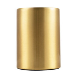 Happy Homewares Small And Contemporary Brushed Gold Led Table/floor Lamp Uplighter - thumbnail 4