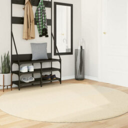 Berkfield Rug Huarte Short Pile Soft And Washable Cream Size  200 Cm - thumbnail 1