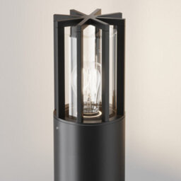 Luminosa Lighting Luminosa Barrel Outdoor Bollard Graphite Ip54 1Xe27 - thumbnail 2