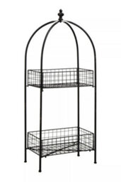 Orsina New York Loft Black 2 Tier Stand, Delivered Fully Assmbled - thumbnail 1