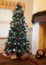 Best Artificial 8Ft Slim Premium Full Pe Tips Christmas Tree - thumbnail 1
