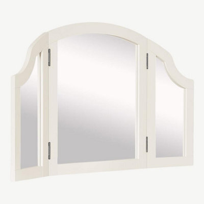 Statement Furniture Gainsborough Large 3-Way Dressing Table Mirror - Vintage Cream - image 1