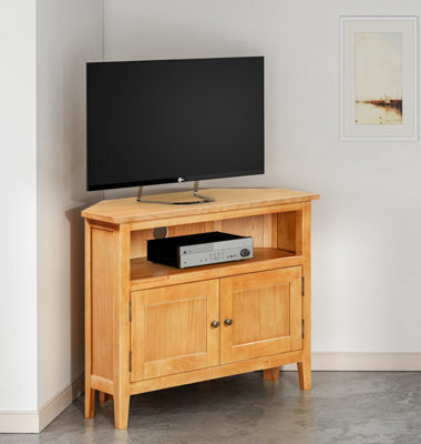 Hallowood Furniture Aston Small Corner Tv Unit - image 1