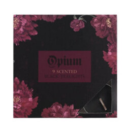 Something Different Pack Of 9 Opim Scented Black Tealights - thumbnail 1