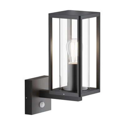 Luminosa Lighting Luminosa Cell Pir Outdoor Wall Lantern Graphite Ip65 1Xe27 - image 1