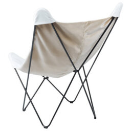 Beliani Retro Armchair Nybro Velvet White - thumbnail 5