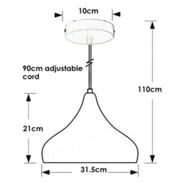 Vintage Industrial Metal Pendant Light Retro Mosque Design Ceiling Hanging Lamp - thumbnail 8
