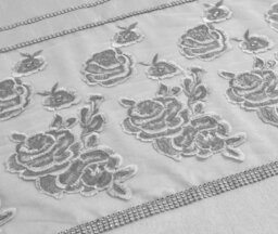 Homespace Direct Ltd Kampala Hill Amara Embroidered Silver Duvet Cover Set With Pillowcases Super King Bedding Set - thumbnail 5