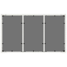 Walplus Garden Table With Glass Top White 150X90X75 Cm Poly Rattan - thumbnail 8