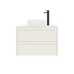 Royal Bathrooms Royal Bathroom Elmore 800mm Classic White Wall Mounted Bathroom Vanity Unit 2 Drawer Plain White Worktop With Round Basin - thumbnail 7